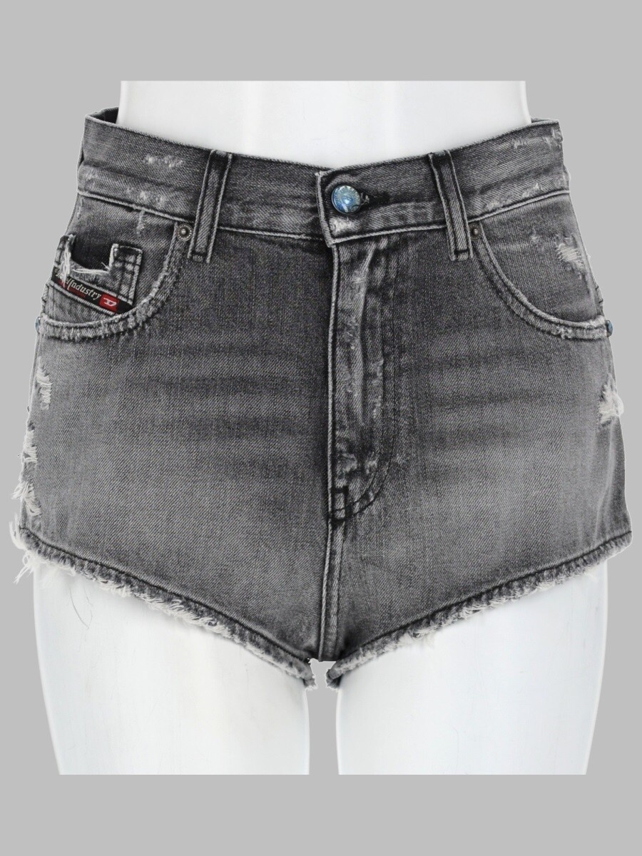 ディーゼル DIESEL ジーンズさる股引き さる股引き レディース 薄墨色 Denim shorts 394788 関税 貨物輸送無料 2026SS el