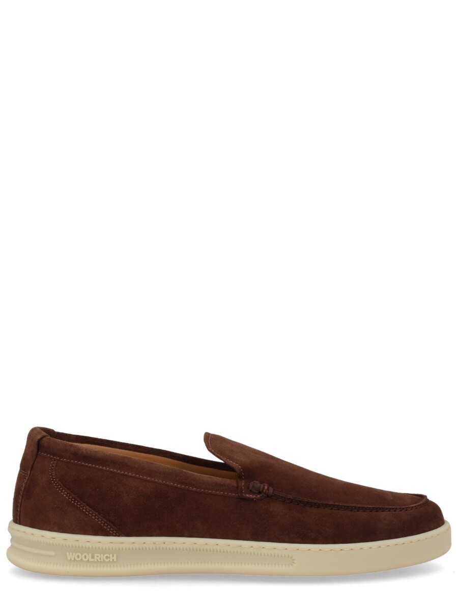 羊毛金持ち WOOLRICH 置き目毛革 メンズ 赤銅色 Loafers 413404 関税 貨物輸送無料 2026SS el