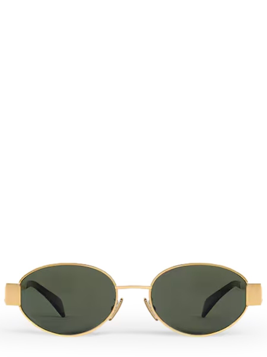 セリーヌ CELINE 黒眼鏡 黒眼鏡・眼鏡 レディース ゴールド Sunglasses 384133 関税 貨物輸送無料 2025AW el バッグ・小物・ブランド雑貨-サングラス-眼鏡・サングラス