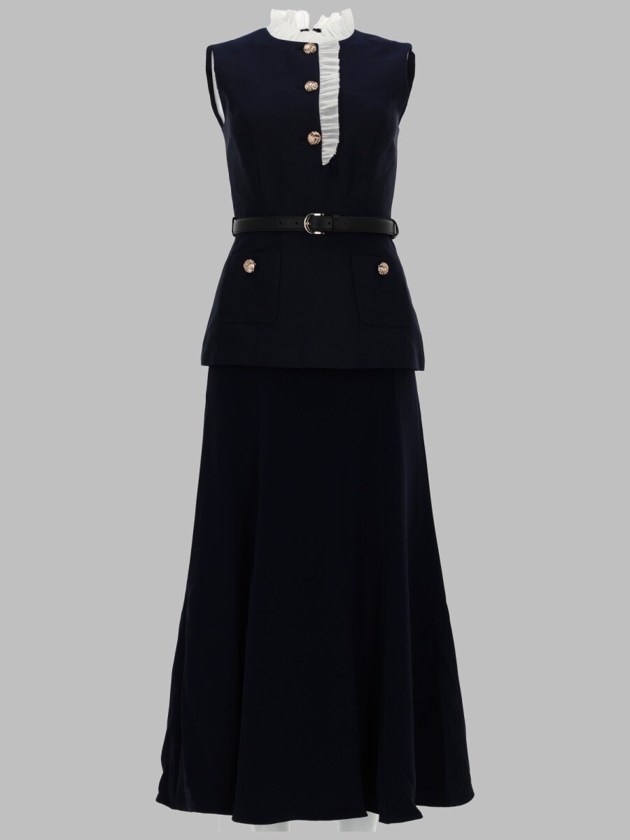 セルフ すがた絵 SELF PORTRAIT 衣裳 御召しもの レディース 青碧 Dresses 409718 関税 貨物輸送無料 2026SS el