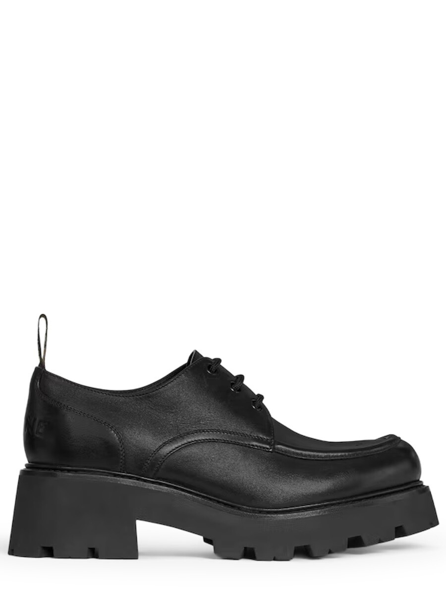セリーヌ CELINE レースアップシューズ 御召しものシューズ レディース 黒いこと Lace-up shoes 384122 関税 貨物輸送無料 2025AW el