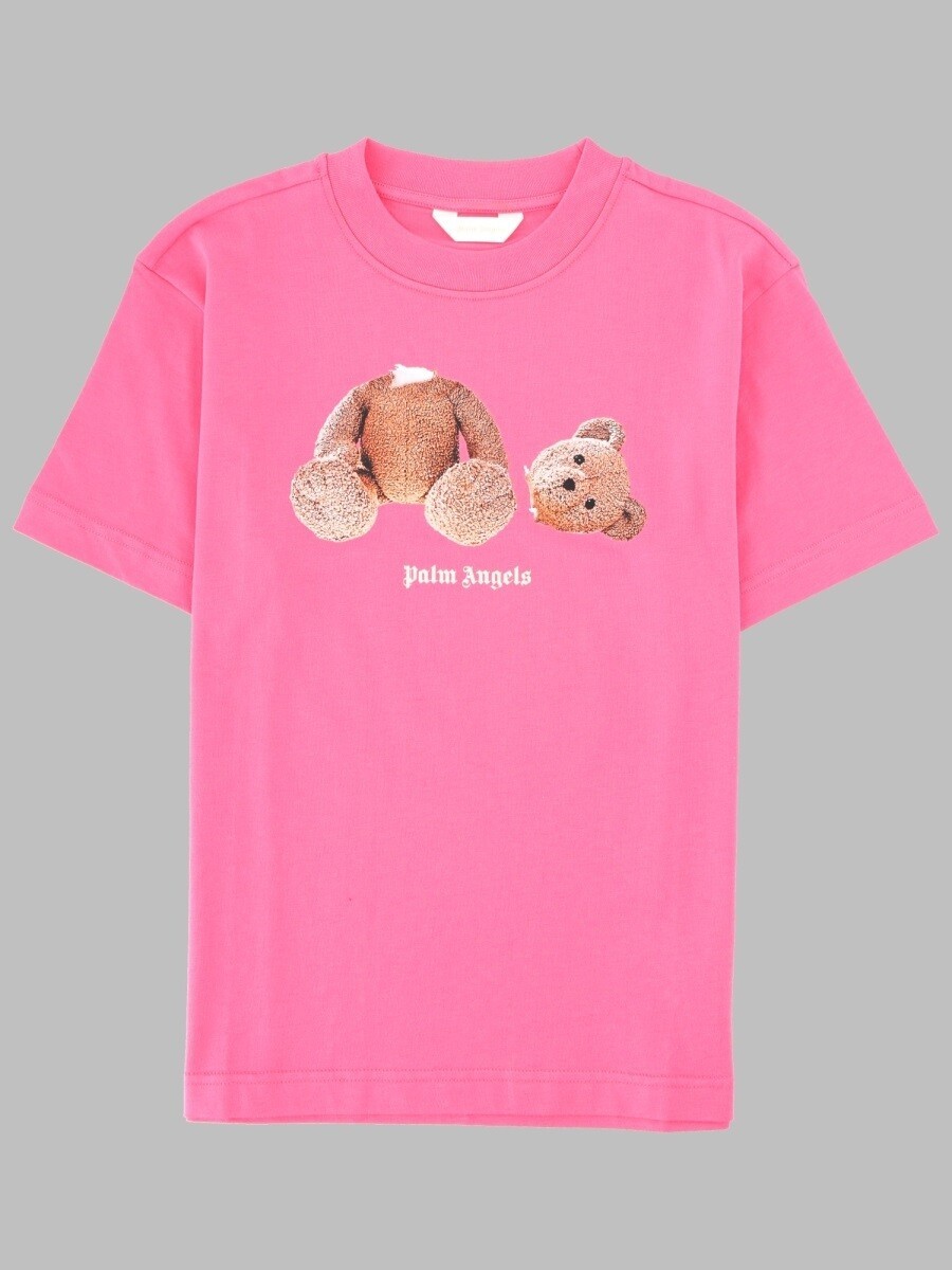 パーム・エンジェルス PALM ANGELS ロング衣袂ティーシャツ ティーシャツ ガールズ さくら色 Long sleeve t-shirts 395143 関税 貨物輸送無料 2026SS el