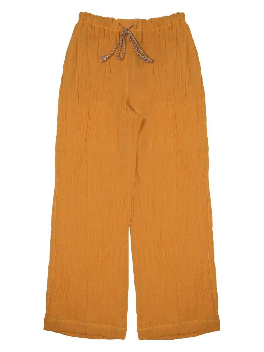 120100分率リノ 120% LINO ズボン ズボン下 レディース 黄色 Trousers 407081 関税 貨物輸送無料 2026SS el