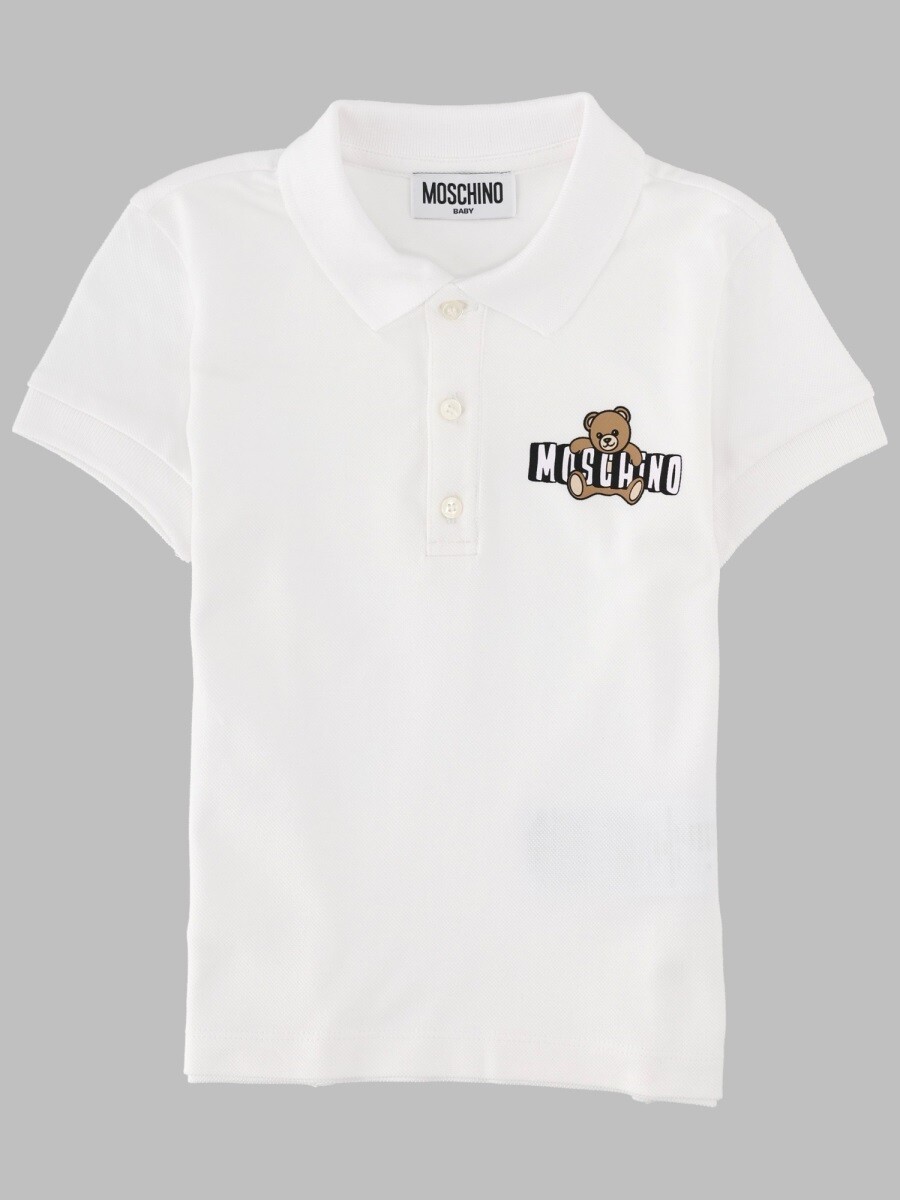モスキーノ MOSCHINO スポーツシャツ トップス ボーイズ 白いこと Polo shirts 397346 関税 貨物輸送無料 2026SS el