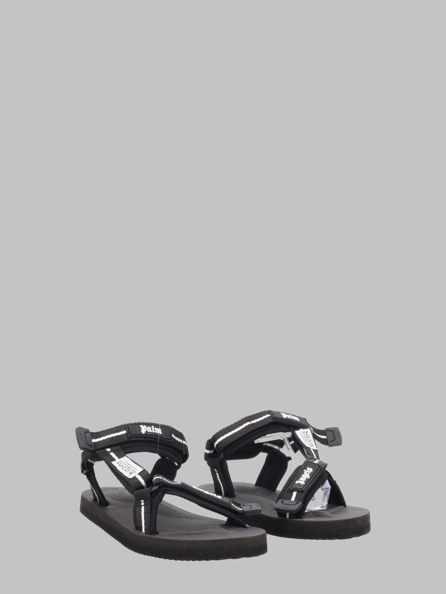 パーム・エンジェルス PALM ANGELS サンダル ボーイズ ブラック Sandals 318683 関税 送料無料 2024SS el｜BRANDSHOP「il Tesoro」