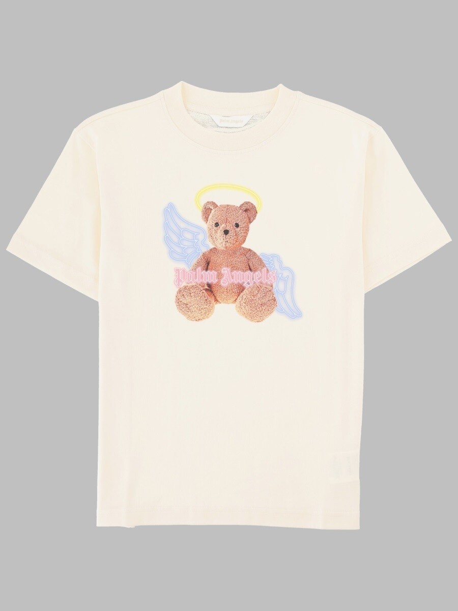 パーム・エンジェルス PALM ANGELS ロング衣袂ティーシャツ ティーシャツ ガールズ 白いこと Long sleeve t-shirts 395806 関税 貨物輸送無料 2026SS el