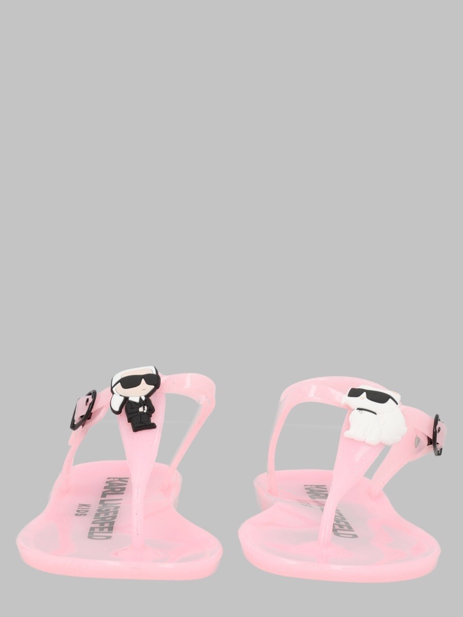 カール ラガーフェルド KARL LAGERFELD サンダル ガールズ ピンク Sandals 399154 関税 送料無料 2026SS el｜BRANDSHOP「il Tesoro」