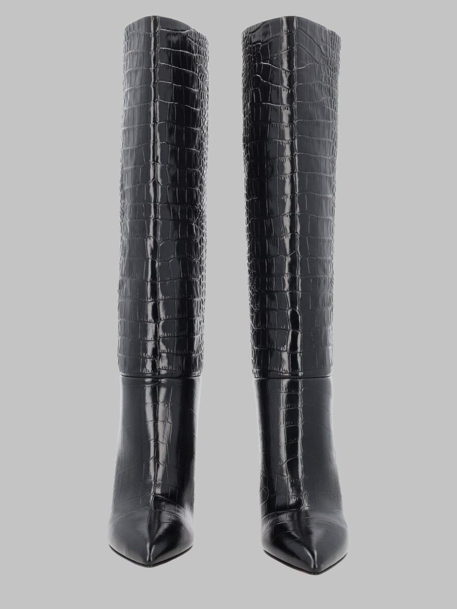 光の都市 一つ星の州 PARIS TEXAS ブーツ レディース 黒いこと Boots 413796 関税 貨物輸送無料 2026AW el
