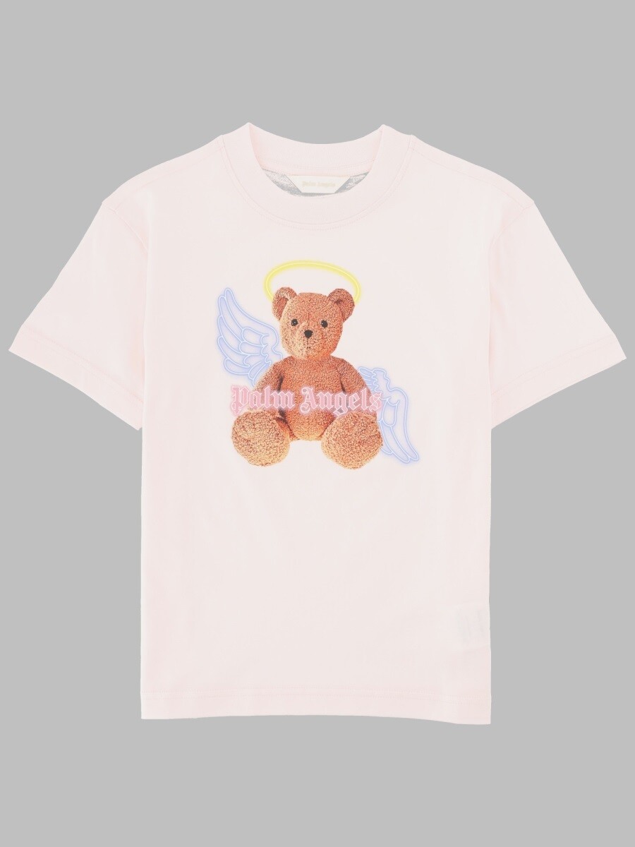 パーム・エンジェルス PALM ANGELS ロング衣袂ティーシャツ ティーシャツ ガールズ さくら色 Long sleeve t-shirts 397183 関税 貨物輸送無料 2026SS el
