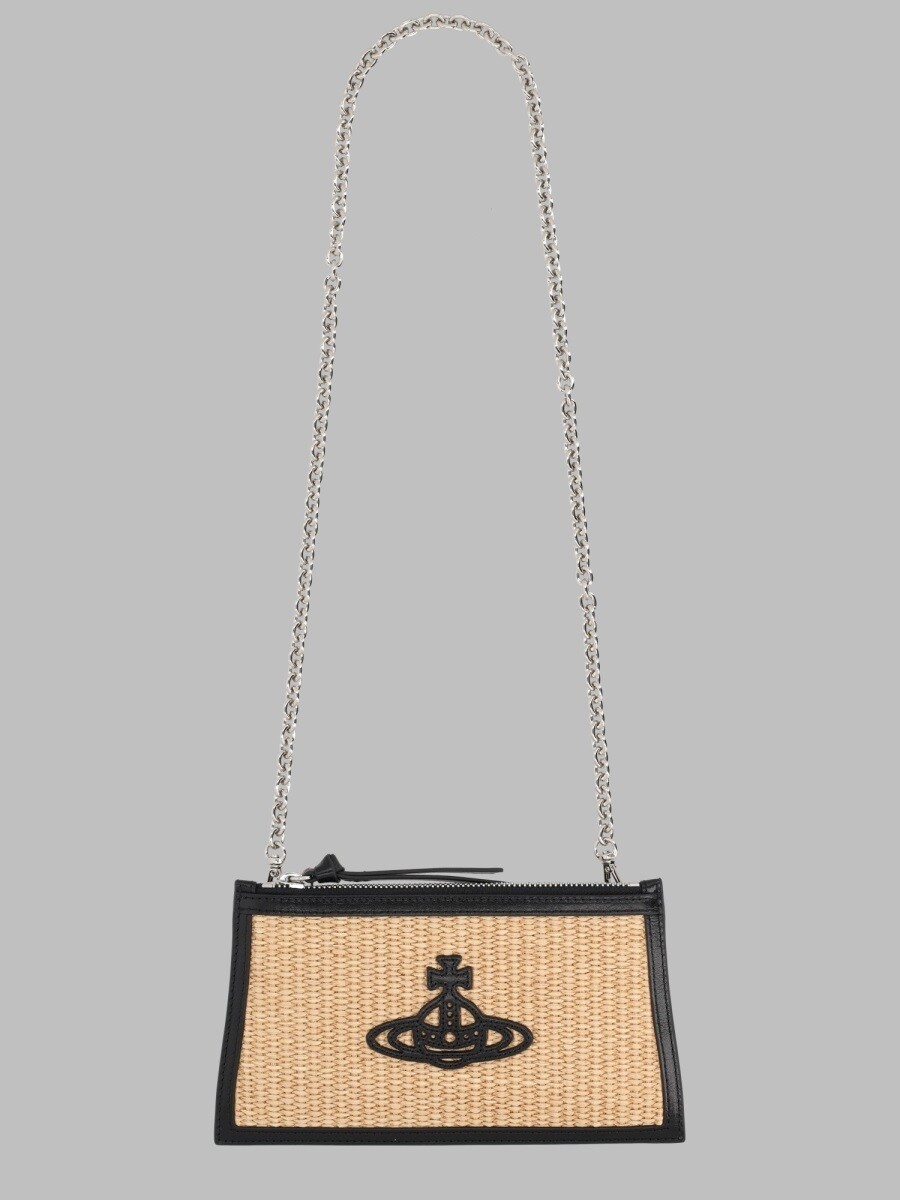 ヴィヴィアン・ウエストウッド VIVIENNE WESTWOOD クラッチペダル御徒面子 レディース ベージュ Clutch and wristlets bags 396150 関税 貨物輸送無料 2026SS el