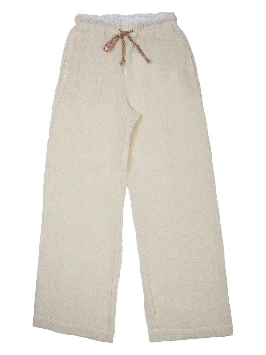 120100分率リノ 120% LINO ズボン ズボン下 レディース ベージュ Trousers 406451 関税 貨物輸送無料 2026SS el