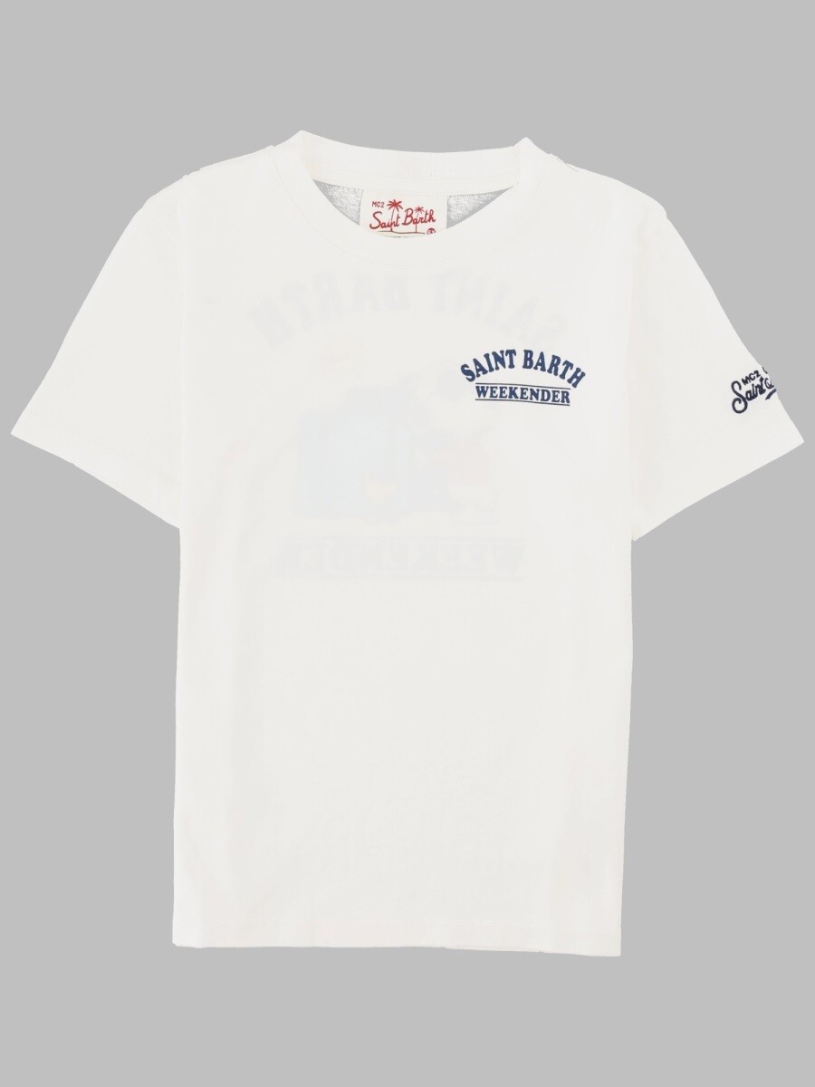 エムシーツーセイントバース MC2 SAINT BARTH スポーツシャツ トップス ボーイズ 白いこと Polo shirts 395827 関税 貨物輸送無料 2026SS el
