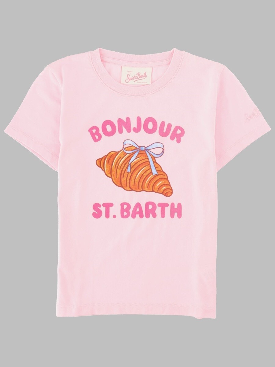 エムシーツーセイントバース MC2 SAINT BARTH ロング衣袂ティーシャツ ティーシャツ ガールズ さくら色 Long sleeve t-shirts 399579 関税 貨物輸送無料 2026SS el