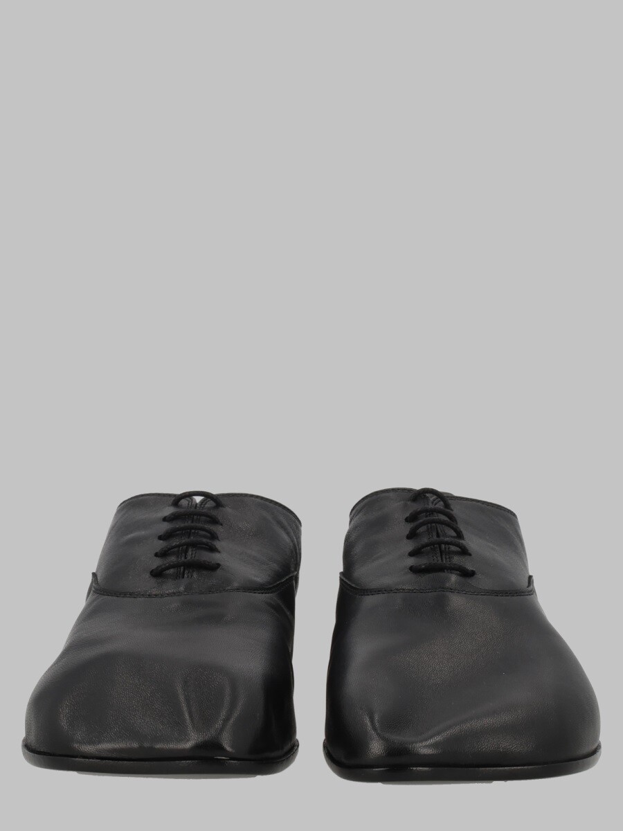 エムエム6 住み家 マルジェラ MM6 MAISON MARGIELA レースアップシューズ 御召しものシューズ レディース 黒いこと Lace-up shoes 398363 関税 貨物輸送無料 2026SS el