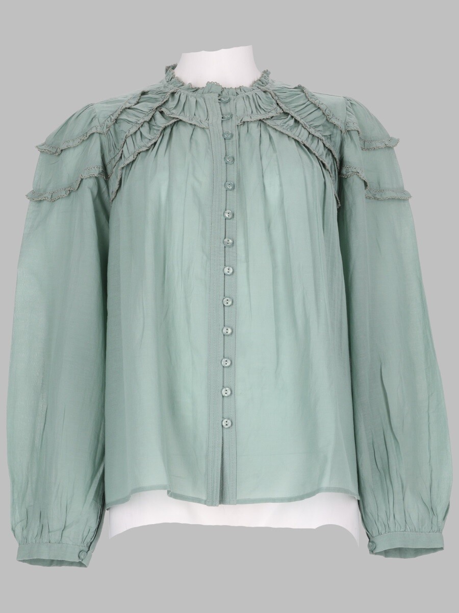 マラン エトワール MARANT ETOILE シャツ レディース グリーン Shirts 414181 関税 送料無料 2026AW el｜BRANDSHOP「il Tesoro」