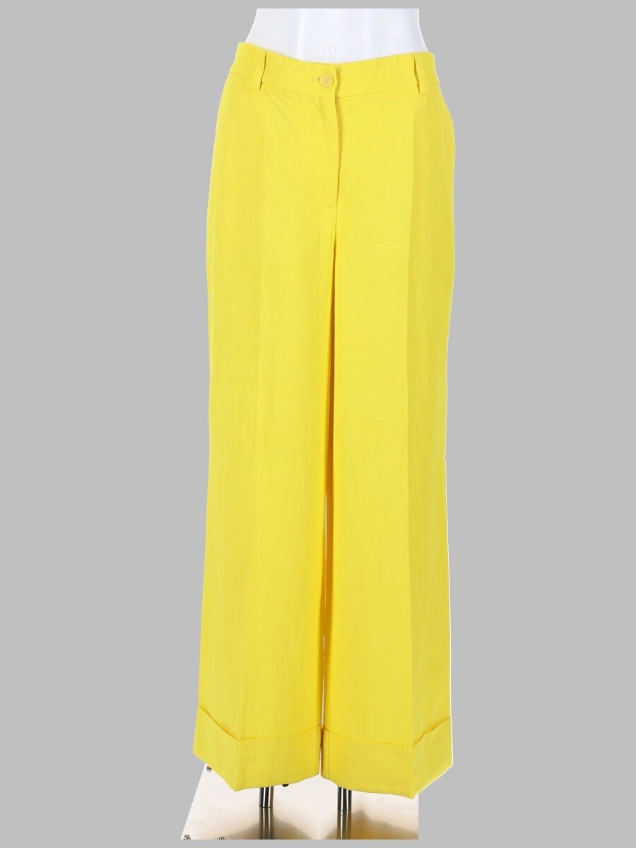 パロシュ P.A.R.O.S.H. ズボン パンツ レディース イエロー Trousers 389863 関税 送料無料 2023SS el｜BRANDSHOP「il Tesoro」