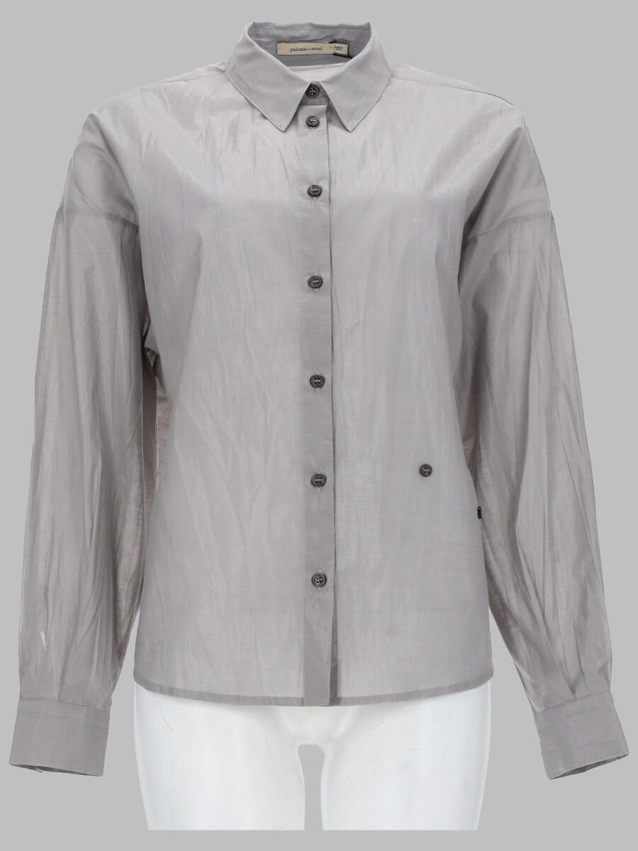 パロマウール PALOMA WOOL シャツ レディース グレー Shirts 408786 関税 送料無料 2026SS el｜BRANDSHOP「il Tesoro」