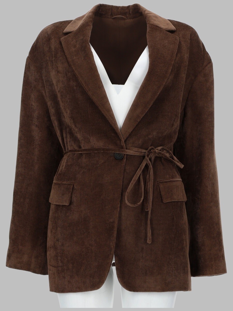 ブルネロクチネリ BRUNELLO CUCINELLI スーツジャケット スーツ ジャケット レディース ブラウン Suit Jackets 415140 関税 送料無料 2026AW el|BRANDSHOP「il Tesoro」