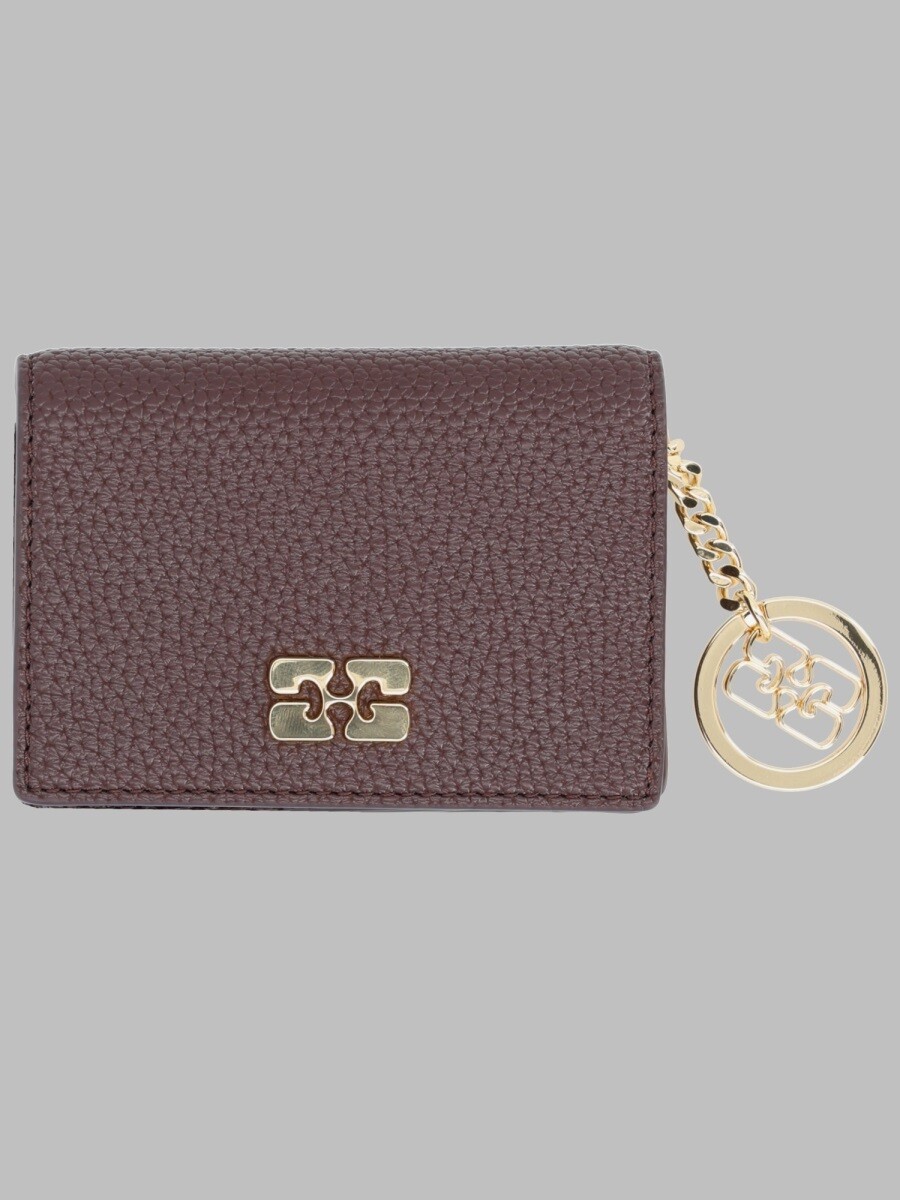 ガニー GANNI カードホルダー 財布 レディース ブラウン Wallets and Card Holders 423728 関税 送料無料 2026AW el|BRANDSHOP「il Tesoro」