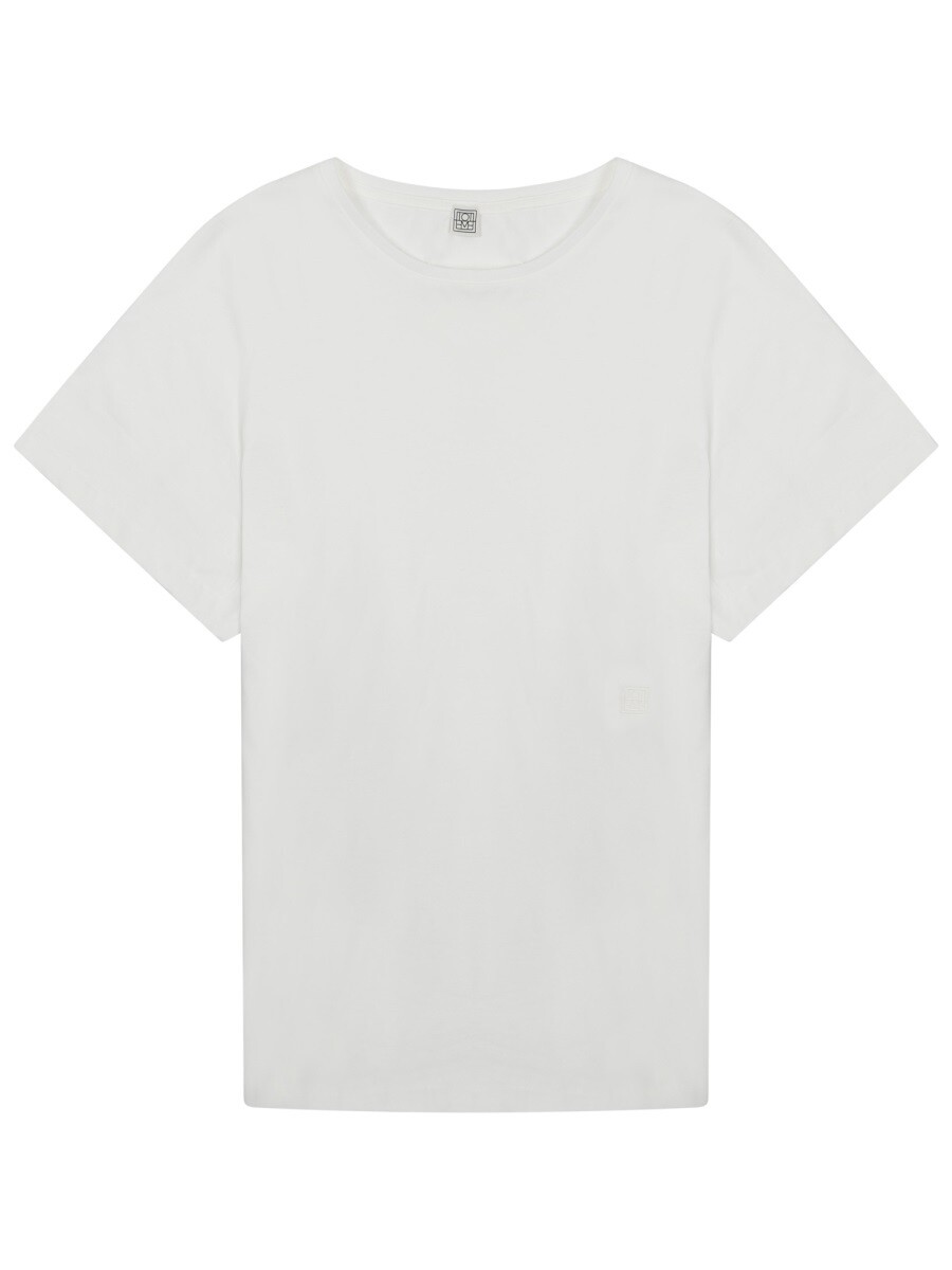 トーテム TOTEME ポロシャツ Tシャツ レディース ホワイト T-shirts and polo shirts 390062 関税 送料無料 2025SS el｜BRANDSHOP「il Tesoro」