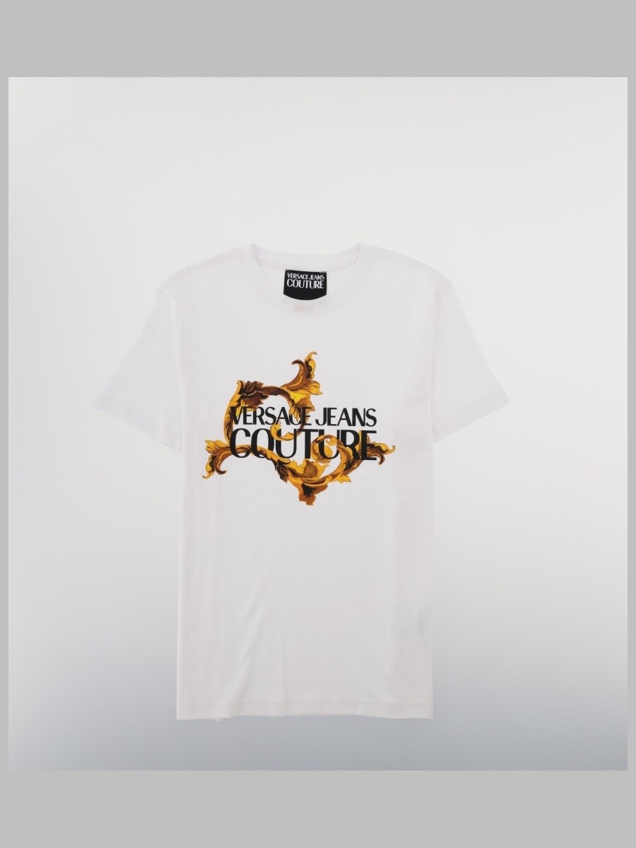 ヴェルサーチ ジーンズ クチュール VERSACE JEANS COUTURE Tシャツ メンズ ホワイト T-shirts 416411 関税 送料無料 2026AW el|BRANDSHOP「il Tesoro」