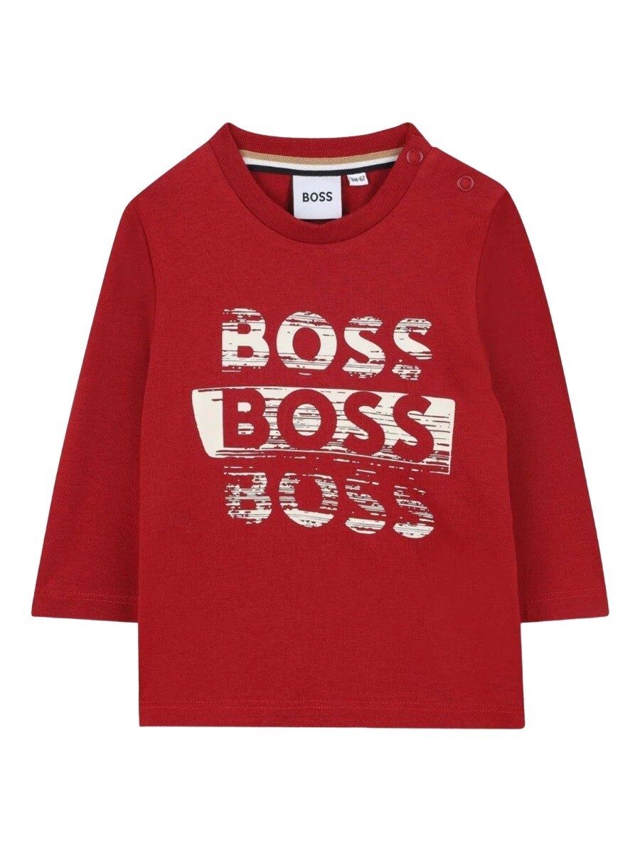ヒューゴ ボス HUGO BOSS ポロシャツ トップス ボーイズ レッド Polo shirts 363413 関税 送料無料 2025AW el｜BRANDSHOP「il Tesoro」