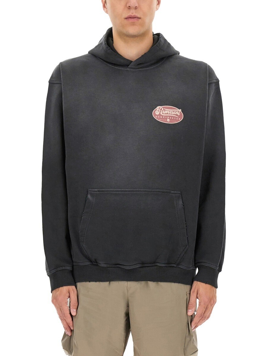 リプレゼント REPRESENT スウェットシャツ トレーナー メンズ ブラック Sweatshirts 361525 関税 送料無料 2024AW el|BRANDSHOP「il Tesoro」