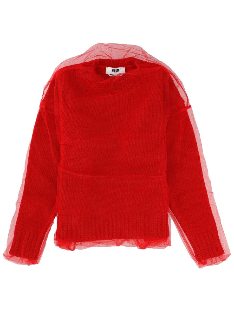 エムエスジーエム MSGM セーター ニットウェア レディース レッド Knitwear 362718 関税 送料無料 2025AW el|BRANDSHOP「il Tesoro」