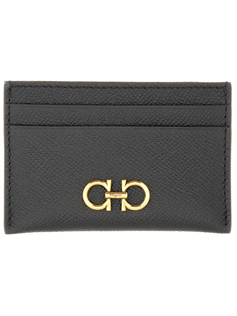 フェラガモ FERRAGAMO 歌留多保持者 紙入れ レディース 黒いこと Wallets and Card Holders 404549 関税 貨物輸送無料 2026SS el