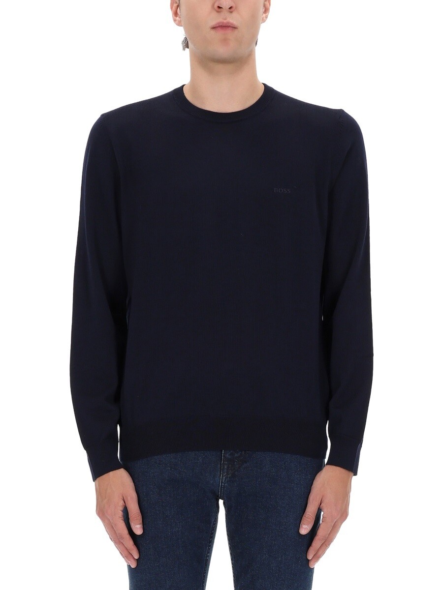 ボス BOSS セーター ニットウェア メンズ ブルー Knitwear 361930 関税 送料無料 2025AW el