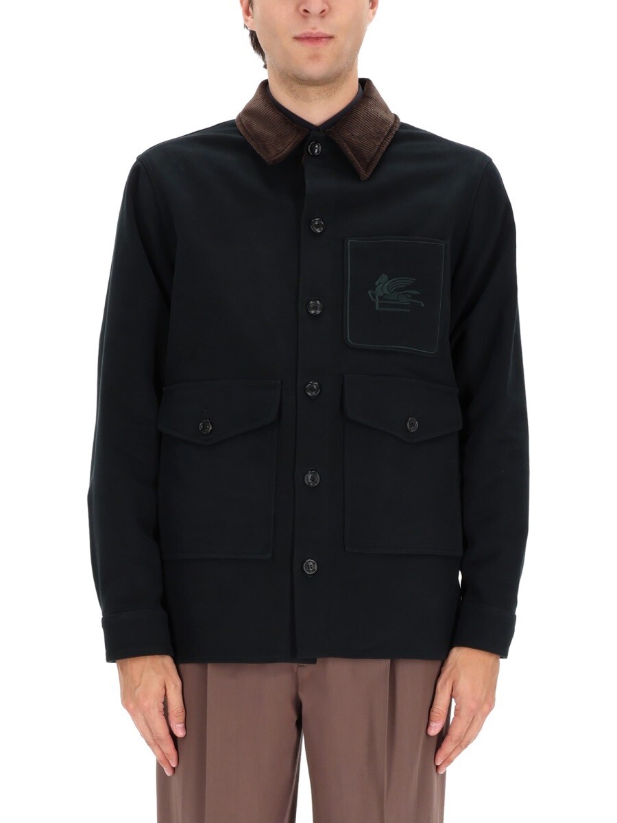 エトロ ETRO 上衣 メンズ 緑であること Jackets 364260 関税 貨物輸送無料 2025AW el メンズファッション-コート・ジャケット