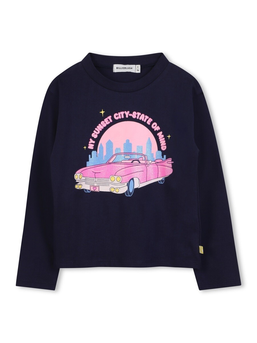 ビリー毛はらい BILLIEBLUSH ロング捩りプルオーバー プルオーバー ガールズ 青み Long sleeve t-shirts 364213 関税 貨物輸送無料 2025AW el