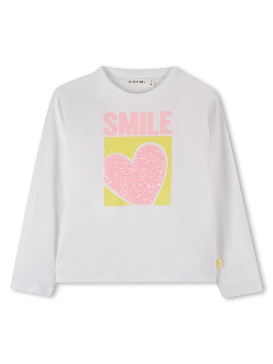 ビリー毛はらい BILLIEBLUSH ロング捩りプルオーバー プルオーバー ガールズ 白いこと Long sleeve t-shirts 363875 関税 貨物輸送無料 2025AW el