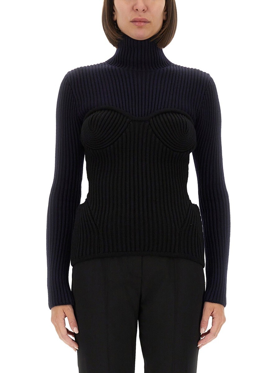ジャンポール・ゴルチエ JEAN PAUL GAULTIER セーター ニットウェア レディース ブルー Knitwear 365028 関税 送料無料 2025AW el｜BRANDSHOP「il Tesoro」