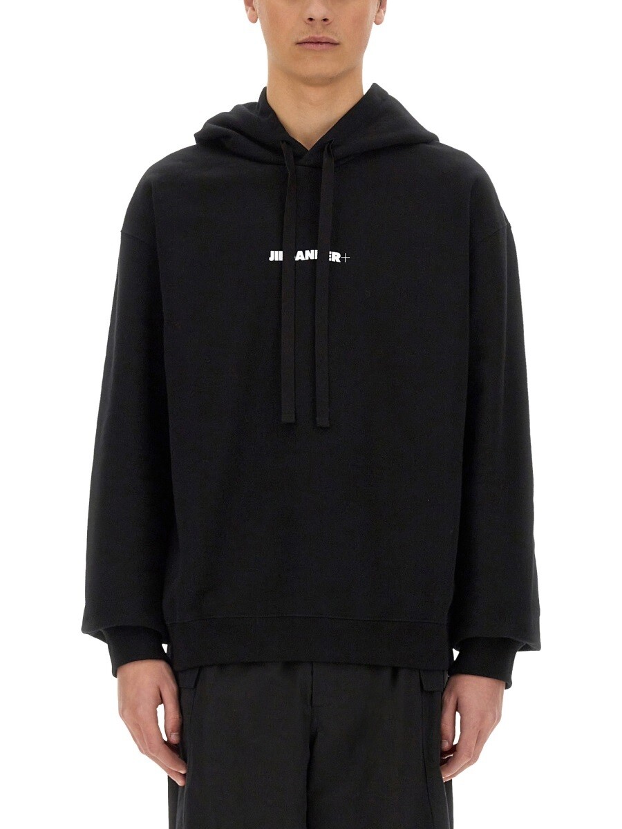 内鰓 サンダー JIL SANDER トレイナー 調教師 メンズ 黒いこと Sweatshirts 366137 関税 貨物輸送無料 2025AW el