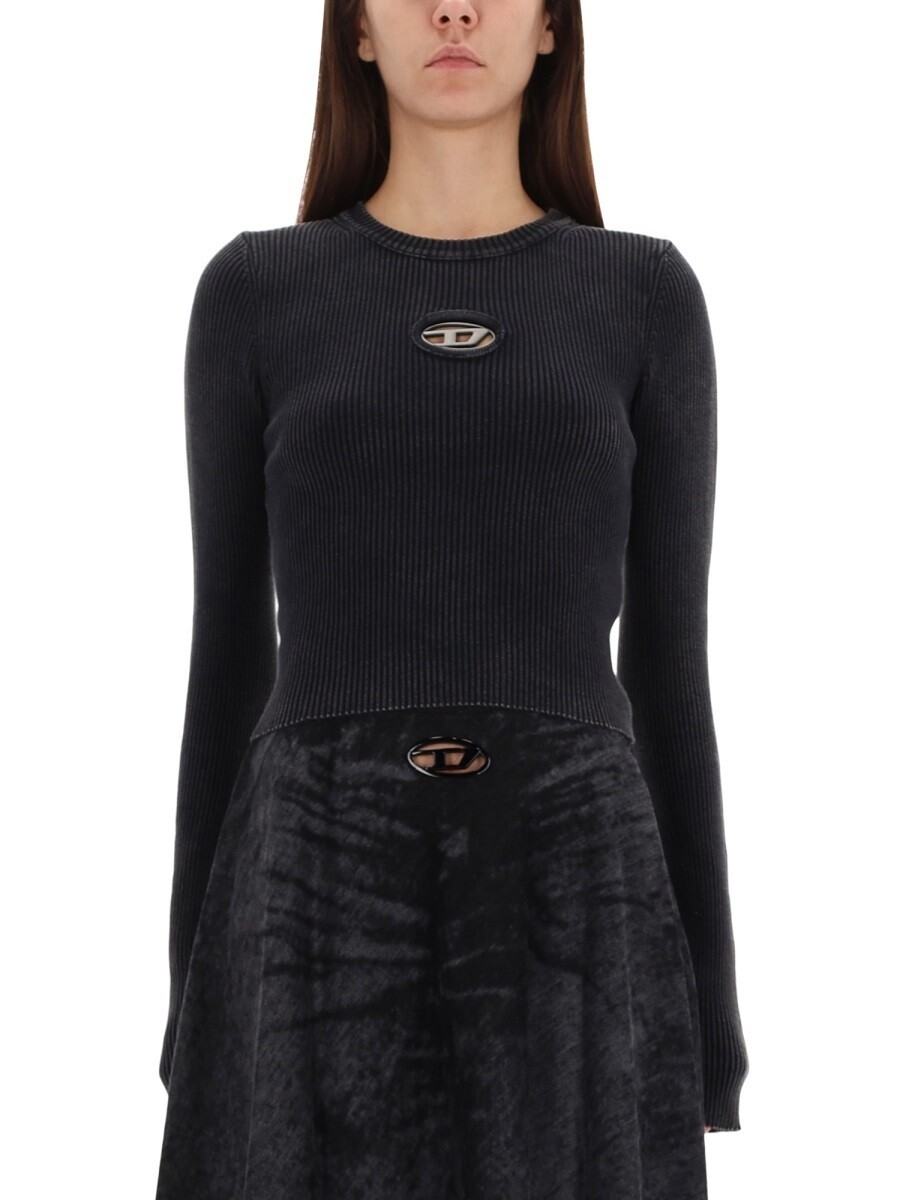 ディーゼル DIESEL ポロシャツ Tシャツ レディース ブラック T-shirts and polo shirts 366809 関税 送料無料 2025AW el｜BRANDSHOP「il Tesoro」