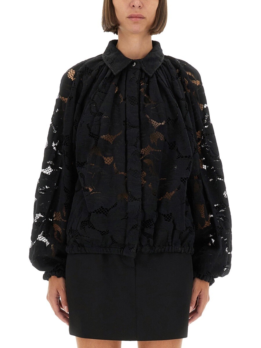 パトゥ PATOU シャツ レディース ブラック Shirts 366068 関税 送料無料 2025AW el｜BRANDSHOP「il Tesoro」