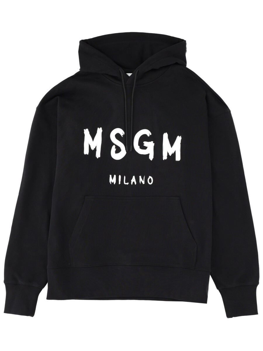 エムエスジーエム MSGM トレーナー 調教師 メンズ 黒いこと Sweatshirts 365470 関税 貨物輸送無料 2025AW el