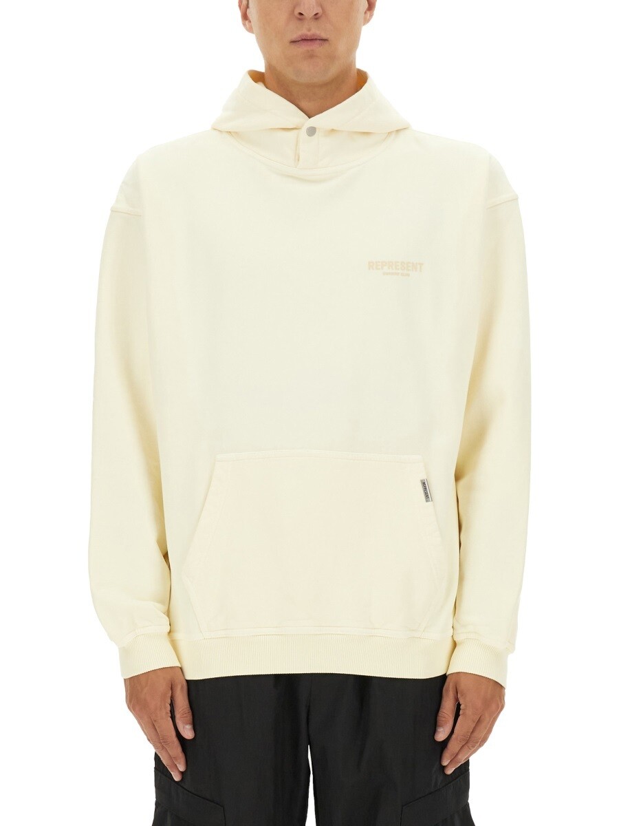 リプレゼント REPRESENT トレーナー 調教師 メンズ ベージュ Sweatshirts 365568 関税 貨物輸送無料 2025AW el