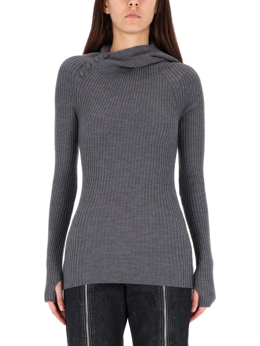 ジャンポール・ゴルチエ JEAN PAUL GAULTIER セーター ニットウェア レディース グレー Knitwear 366183 関税 送料無料 2025AW el|BRANDSHOP「il Tesoro」