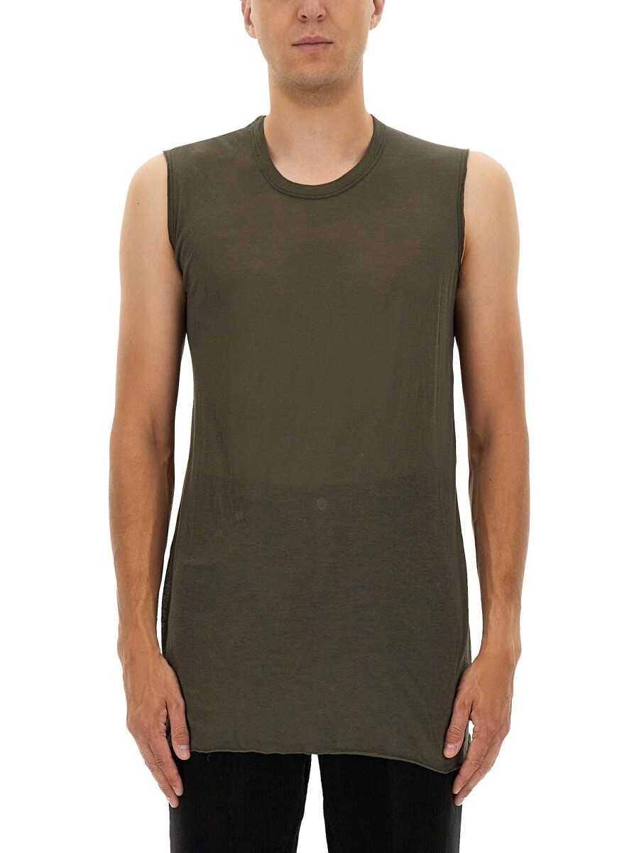 リック オウエンス RICK OWENS Tシャツ トップス メンズ グリーン T-shirts and tops 368397 関税 送料無料 2025AW el|BRANDSHOP「il Tesoro」