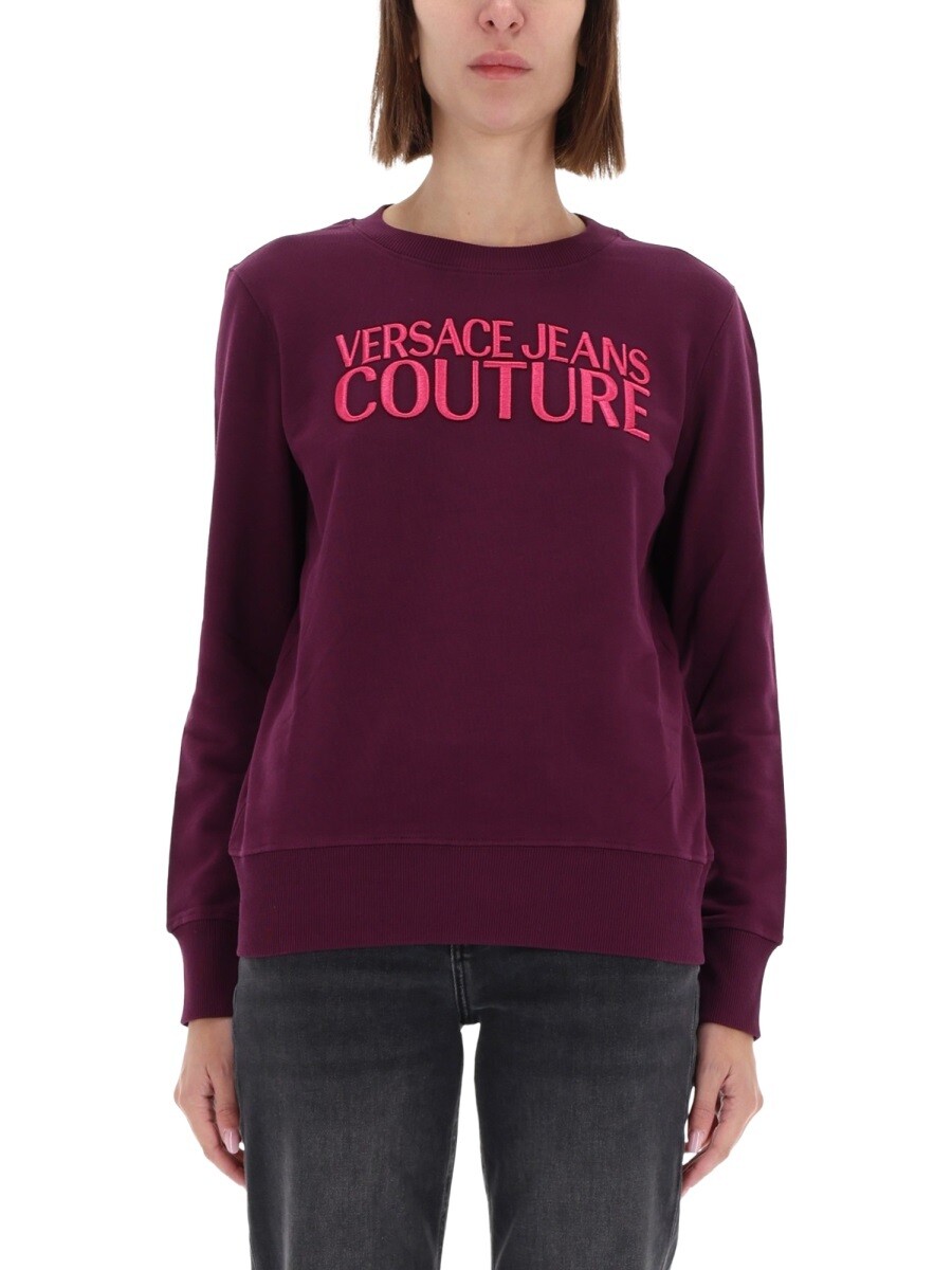 ヴェルサーチェ・ジーンズ・クチュール VERSACE JEANS COUTURE 調教師 レディース 赤いこと Sweatshirts 368303 関税 貨物輸送無料 2025AW el