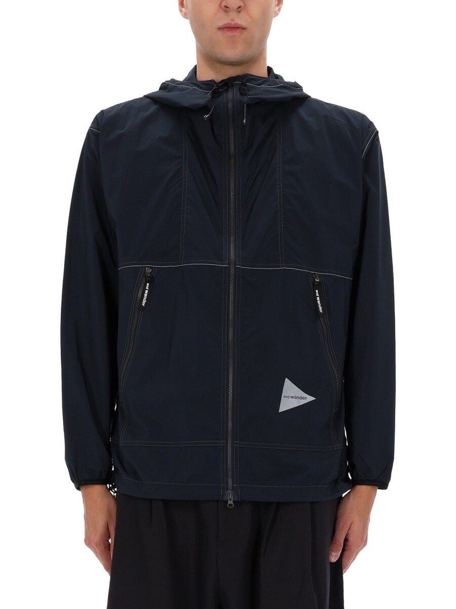 アンドワンダー AND WANDER 上衣 メンズ 青色 Jackets 367494 関税 貨物輸送無料 2025AW el