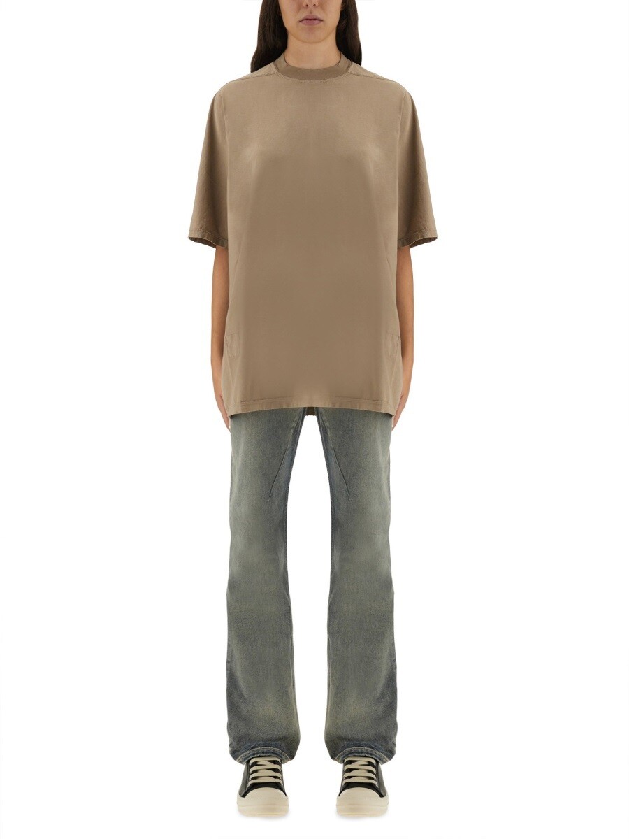 リック・オウエンス・ダークシャドウ RICK OWENS DRKSHDW ポロシャツ Tシャツ レディース ベージュ T-shirts and polo shirts 368475 関税 送料無料 2025AW el｜BRANDSHOP「il Tesoro」
