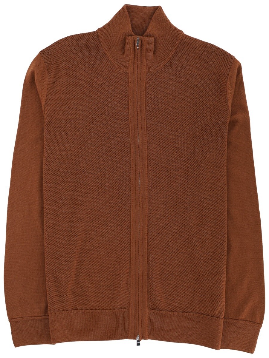 雇い主 BOSS プルオーバー 編み物御召しもの メンズ 赤銅色 Knitwear 367793 関税 貨物輸送無料 2025AW el