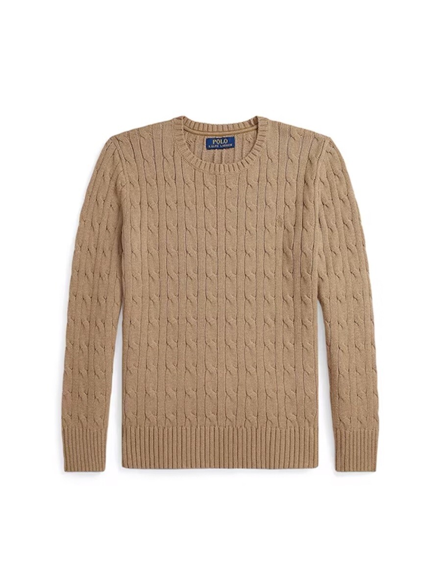 ポロ・ラルフローレン POLO RALPH LAUREN クルーネックジャンパー ニットウェア ボーイズ ベージュ Crew neck jumpers 369855 関税 送料無料 2025AW el