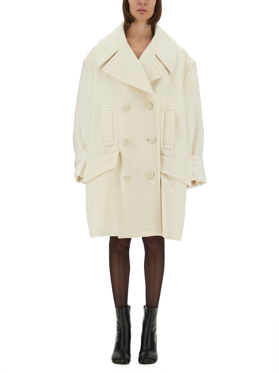 エムエム6 メゾン マルジェラ MM6 MAISON MARGIELA トレンチコート コート レディース ホワイト Coats and trench coats 368932 関税 送料無料 2025AW el｜BRANDSHOP「il Tesoro」 128,550円
