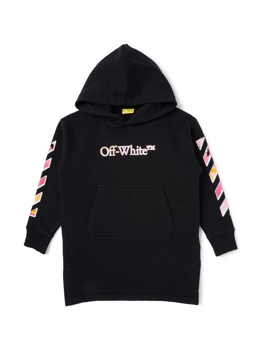オフ 白いこと OFF-WHITE ロング御召しもの 御召しもの ガールズ 黒いこと Long dresses 369064 関税 貨物輸送無料 2025AW el