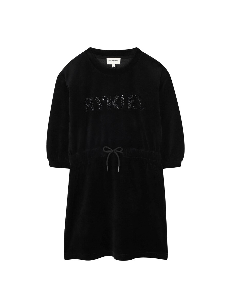 ソニアリキエル SONIA RYKIEL ロングドレス ドレス ガールズ ブラック Long dresses 369996 関税 送料無料 2025AW el
