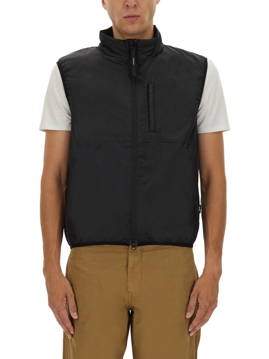 アスペジ ASPESI ジレ より良い メンズ 黒いこと Vests 370018 関税 貨物輸送無料 2025AW el